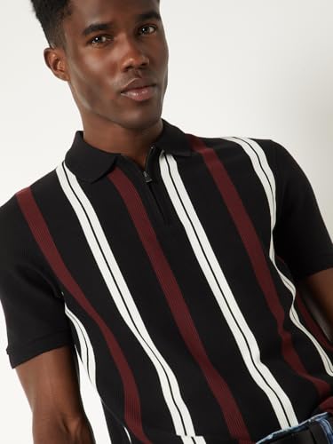 Image of Max Men Striped Polo T-Shirt