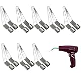 8-Pack Stainless Steel Plastic Smoothing Tip for Heat Guns, Bumper Repair Welding，convenient and Compact, Suitable for Carrying - Ideal for Car Bumper Plastic Rod Repair, Kayaks,DIY Fixes​