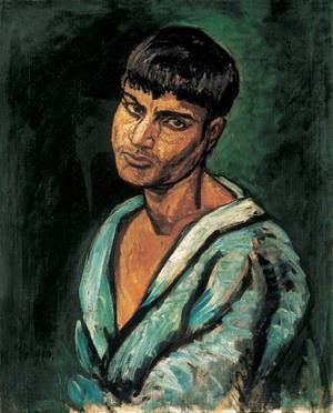 Peinture à l'huile Gypsy Boy 1910 par Bertalan Por pour sublimer la déco de votre salon