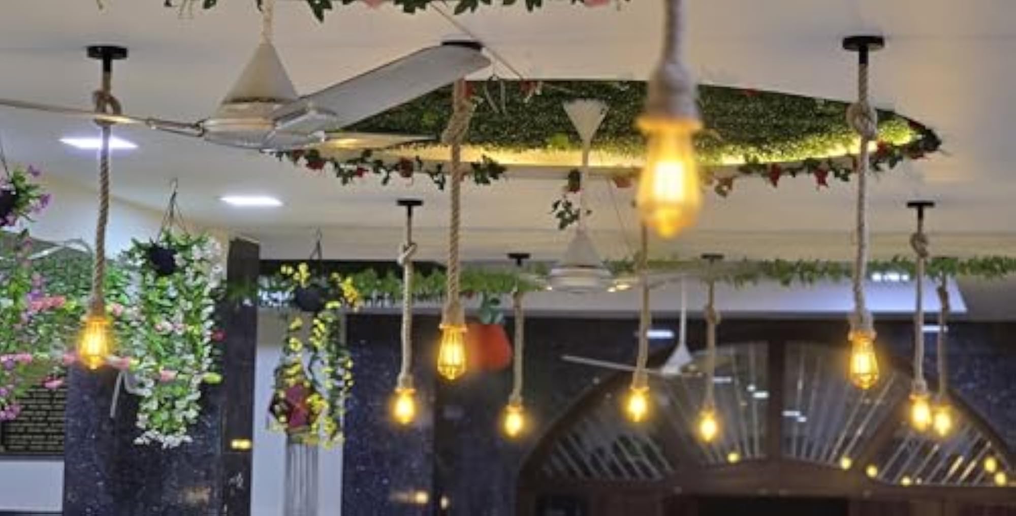 1 Metre Pendant Jute Rope Lights for Ceiling Hanging
