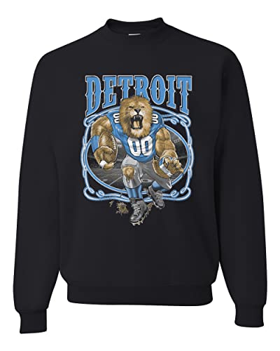 Wild Bobby Hometown City Detroit Fan | DET Fantasy Football Fan Pride Sports Crewneck Sweatshirt
