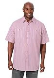 KingSize Men's Big & Tall Tall Wrinkle-Resistant Short Sleeve Button Down