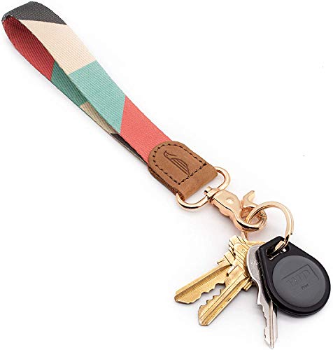 POCKT Slim Card Holder Wallet + Wrist and Neck Lanyard for Keys Bundle for Women | Cross4