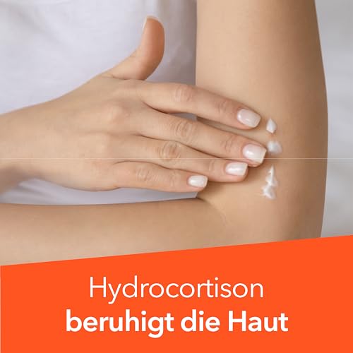 Hydrocortison-ratiopharm® 0,5% Creme bei allergischen und entzündlichen Hautirritationen, Juckreiz, sonnenbeanspruchter Haut und Insektenstichen. 30 g Creme