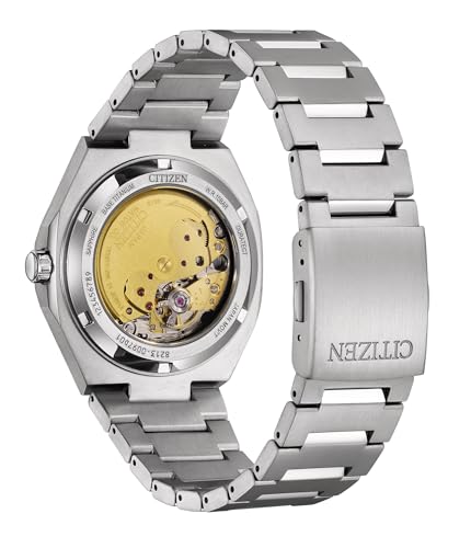 Image of Citizen Zenshin Super Titanium Lightweight Automatic Men's Watch | 5X Harder, 40% Lighter, Scratch & Rust Resistant | Integrated Bracelet | Small Seconds | 100M Water Resistance |NJ0180-80H