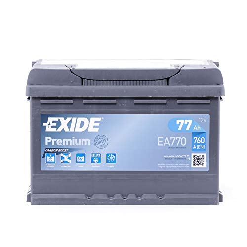Exide EA770-L3 Premium Batería de Arranque, 12V, 77Ah