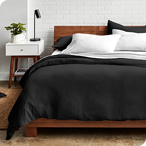 Bare Home Sandwashed Duvet Cover Full Size - Premium 1800 Collection Duvet Set - Cooling Duvet Cover - Super Soft Duvet Covers