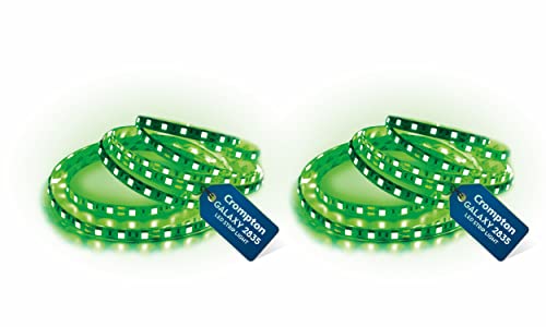 Crompton 5 Meter Strip Light Green 300 LEDs ( Pack of 2 ) (Without Driver)