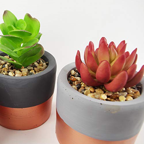 Leaf Set of 3 Mini Ceramic Planters with Artificial Plants - Cosy Home Interiors Leaf Set of 3 Mini Ceramic Planters with Artificial Plants - Image 3