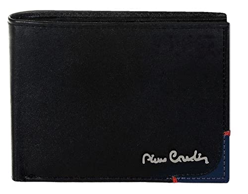 PIERRE CARDIN Portefeuille Homme, Slim, Slim, Homme, Petit Fin RFID, Cadeau, Portefeuille avec Porte-Monnaie, Slim, Porte-Billets, Portefeuille garçon Cover