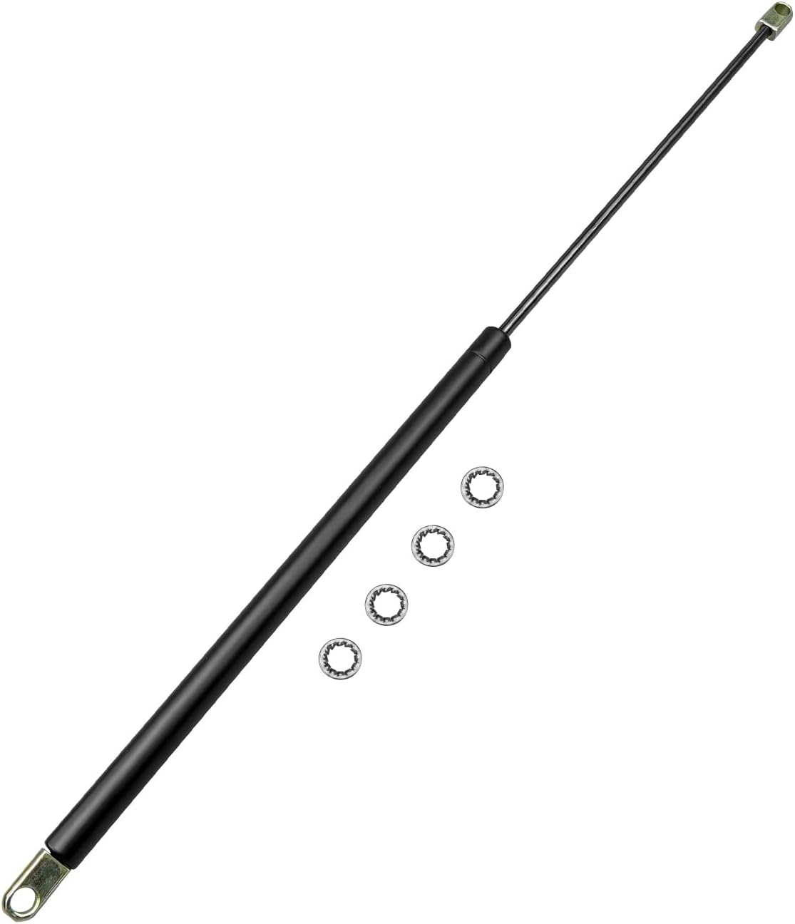 26 Inch 124Lbs Gas Shocks Struts Replace 280343 654150 Fit for Solera Power Awnings, RV Awning Gas Shock for Short and Flat Awning Arms Camper Domestic Trailer Awning with 8 Retaining Washer, 1Pc