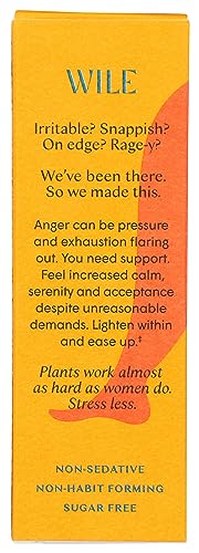 Wile Stave The Crave & Un-Anger Mood Tincture For Women, 2-Pack, (1) Functional Chai Drink Mix & (1) Mood Support Kava Tincture, 1Fl Oz #TOP7