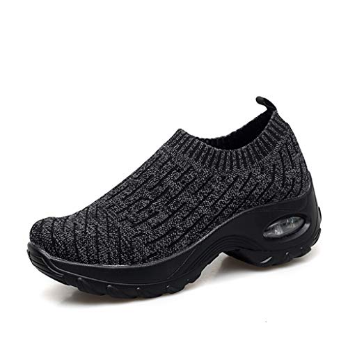Chaussures de marche course légères en mesh respirant slip on casual - 4