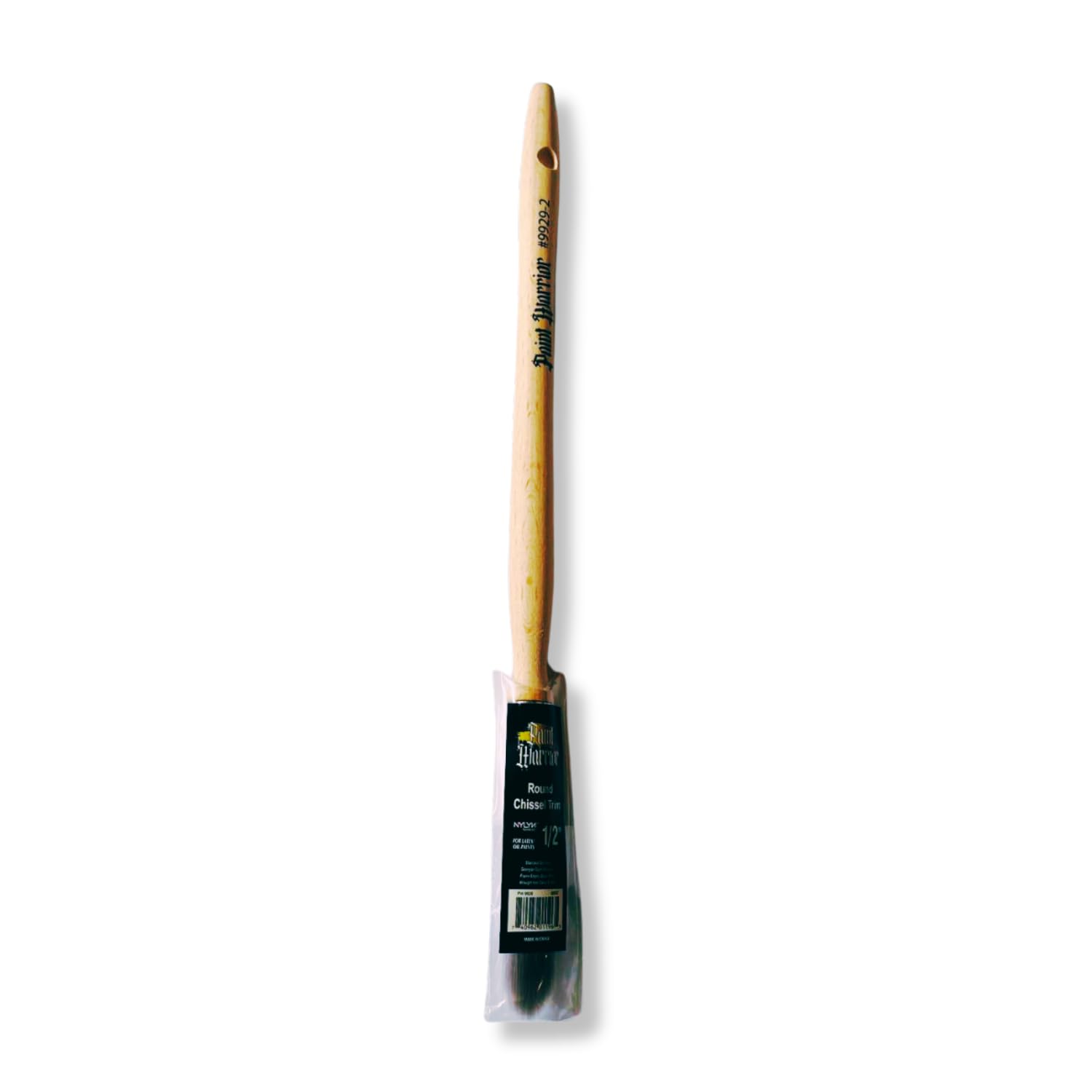 Paint Warrior - Juego Brochas Pintura, 4 Pinceles de Banda de 10 mm, 14 mm, 16 mm y 18 mm