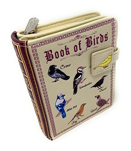 Shag Wear Book of Birds - Cartera pequeña para Mujeres y niñas Geet, Piel sintética Vegana, 4.5 Pulgadas, Beige, S, Moderna, Beige, S, Moderno Shag Wear Book of Birds - Cartera pequeña para Mujeres y niñas Geet, Piel sintética Vegana, 4.5 Pulgadas, Beige, S, Moderna, Beige, S, Moderno