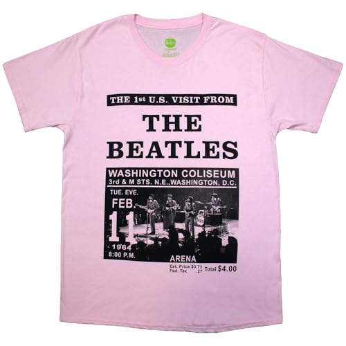 The Beatles Washington 64 T-shirt promo, l'icône vintage pour passionnés de musique