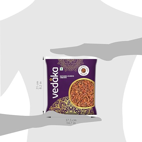 Image of Amazon Brand - Vedaka Munakka Raisins (Abjosh) | 500 g | Naturally Sweet | Rich Authentic Flavour | Perfect Travel Snack