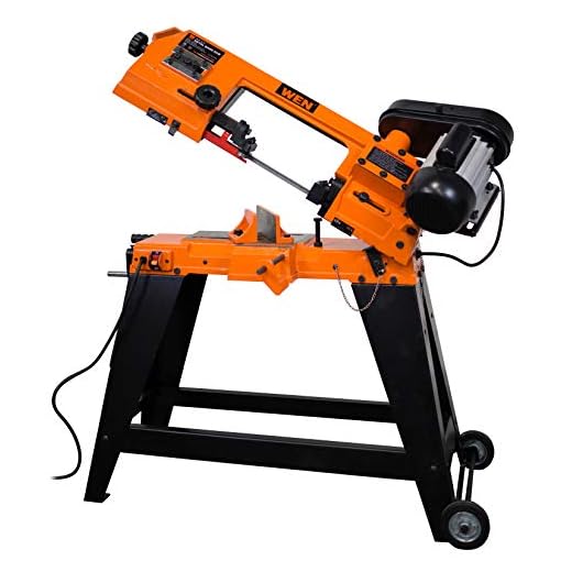 WEN 3970T 4-inch x 6-inch Metal-Cutting Band Saw with Stand