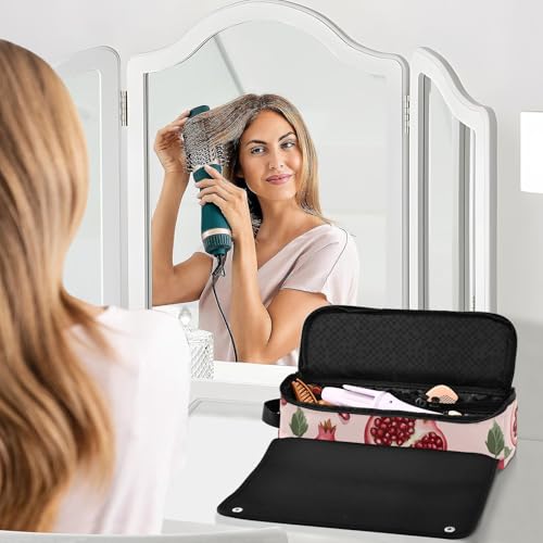 Bolso térmico para herramientas de cabello con tapete resistente al calor miniatura 6