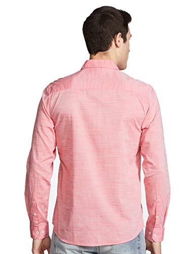 Image of Max Men's Regular Fit Textured Full Sleeves Casual Shirt
