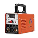 HITBOX Mini Soldador Inverter ARC 220V, Soldador Inversor de Arco Digital Portátil IGBT MMA-200, soldador electrodo ARC200, Ciclo de Trabajo 60%, Arranque por Calor