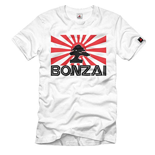 T-shirt Bonzaï Samouraï Japon Kamikaze vêtement homme et femme 672