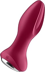 Satisfyer Rotator Plug 2 Connect App Bluetooth Vibrador anal | Vibración y perlas giratorias | Juguetes eróticos para pareja sexuales | Impermeable (IPX7) | Estimulación anal con consolador | Rosa