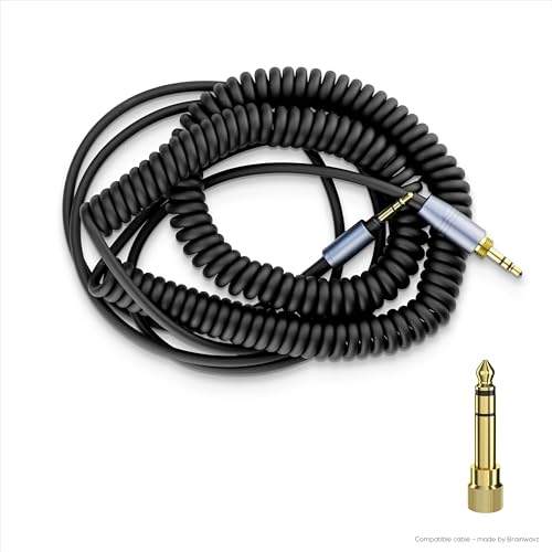 Cable auxiliar enrollado 3.5mm compatible Sony 1.5m a 5m miniatura 5