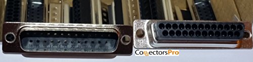 Pc Accessories - Connectors Pro 10-Pack Db25 Male D-Sub 25 Pins Crimp Type Connector, 10 Pcs Pk, No Pin #TOP5