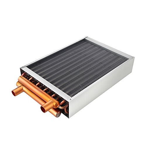 Ab Water To Air Heat Exchanger 16X16 1" Copper Ports Forced Air Heating For Outdoor Wood Furnace #TOP1