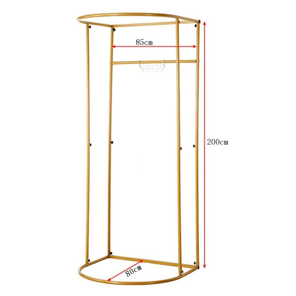 SIAMZYWV Fitting Room Clothing Store Fitting Room Freestanding Changing Room with Metal Frame Suitable for Shopping Mall Clothing Store Office Dressing Room Corner