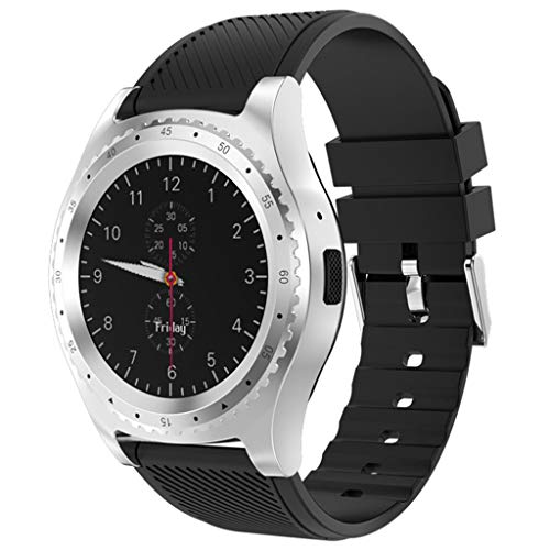 Smartwatch Modisch Sport Uhren für Herren Analog Quarz Uhr mit Silikon Armband Kalender Uhren Watches Wasserdicht Uhr Digital LED Alarm mit