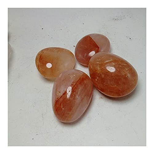 Piedra hematoide roja natural de 100-120g YEAHSO cristal en bruto multiinclusiones decoracion reiki 2