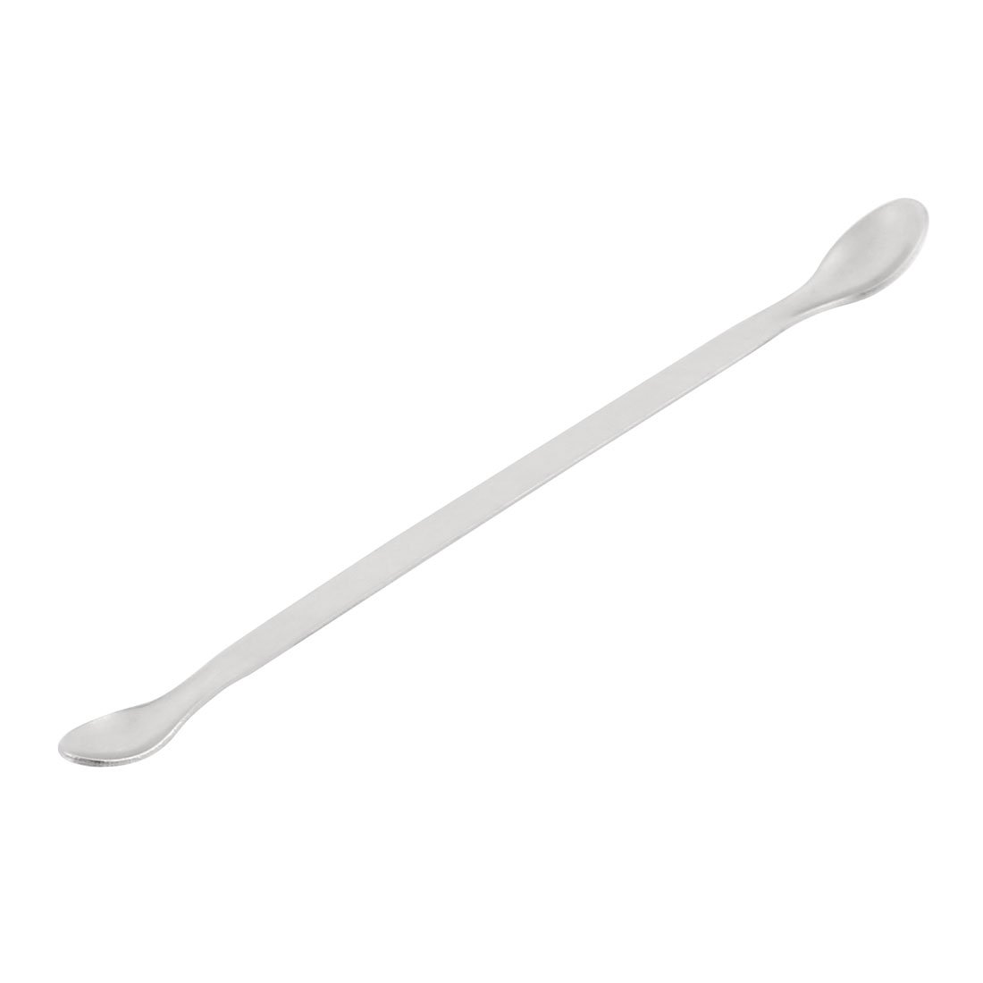 Aexit 18cm Length Measuring Tools & Scales Double Head Laboratory Reagent Stainless Steel Sampling Cups Medicine Spoon