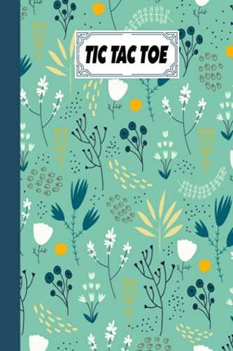 Tic Tac Toe: Games Fun Activities for Kids / Paper & Pencil Workbook for Games, Smart gifts for Family | Vintage Floral Cover by Nikolai Vogel image 2