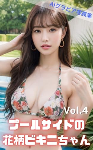 プールサイドの花柄ビキニちゃん Vol.4 【AIグラビア写真集】