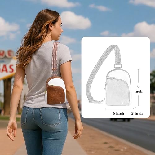 Image of Haytijoe RFID Anti-Theft Sling Bag for Women, Small Crossbody Travel Purse with Locking Zippers, Lightweight Everyday Bag