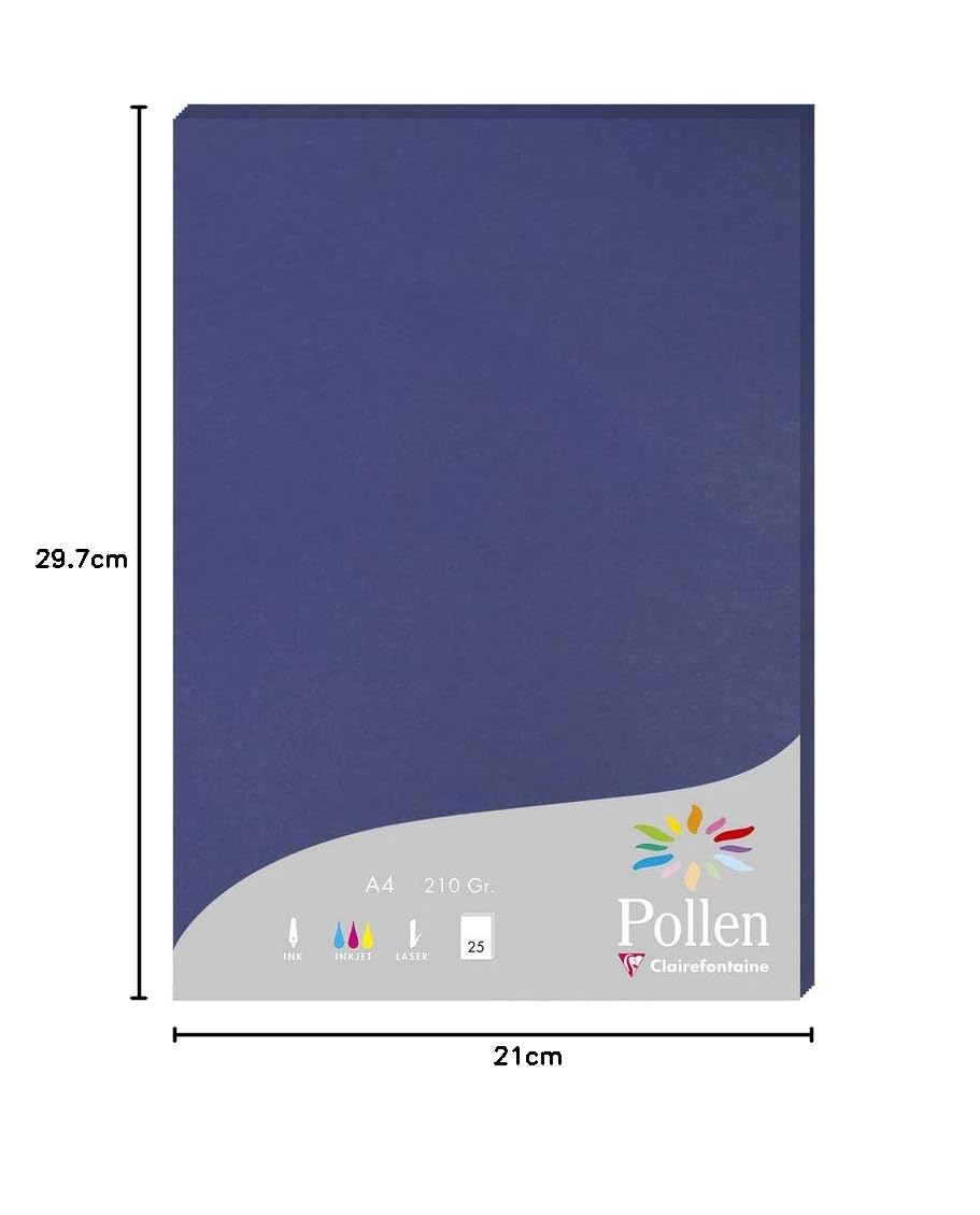 Clairefontaine 24284C arkusze papieru A4 x25 21x29,7 cm gładkie