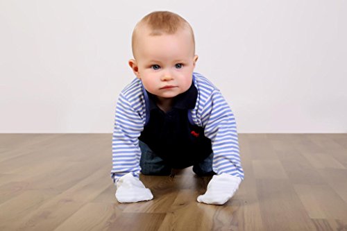 ScratchSleeves | Kratzhandschuhe mit Ärmeln für juckreizgeplagte Kleinkinder und Vorschulkinder | Blau | 4-5 Jahre