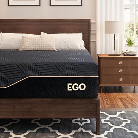 EGOHOME 14-Inch King Memory Foam Mattress Cover