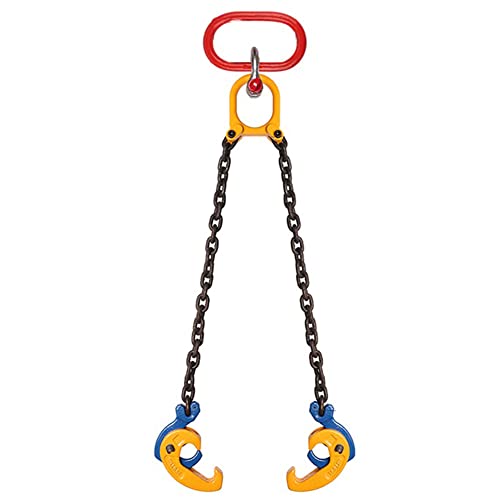 Élingues à double chaîne de levage de fûts en acier G80 ultra robuste - 2
