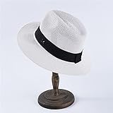 Material de alta calidad: el sombrero de paja está hecho de materiales ecológicos, duraderos, transpirables y cómodos, bloqueando el sol, evitando la exposición a la piel y manteniéndote fresco en verano.