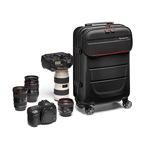 Reloader Spin-55 Pro Light 2-in-1 Trolley und Kamerarucksack, Rucksack für CSC, DSLR, Platz für bis zu 2 Kameragehäuse und Objektive, Tasche