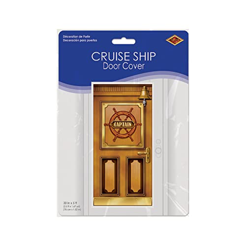 Image of Cruise Ship Door Cover Party Accessory (1 Count) (1 /Pkg)