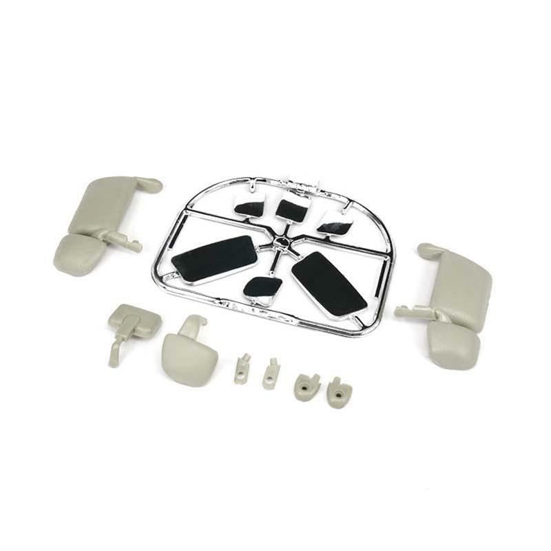 Lesu ABS Espejo exterior DIY 1/14 Tamiyay R620 470 RC Tractor Camión Modelo