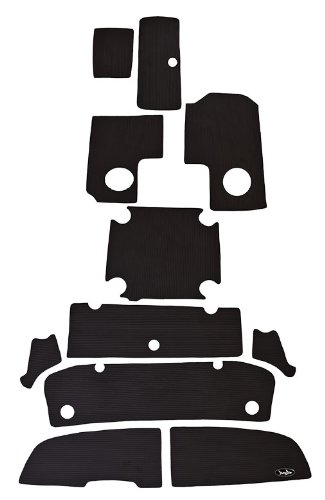 BlackTip Jetsports Complete Traction Mats Compatible with Yamaha Jet Boat 2012-2016 AR190, AR192 / SX190, SX192 (White Granite)