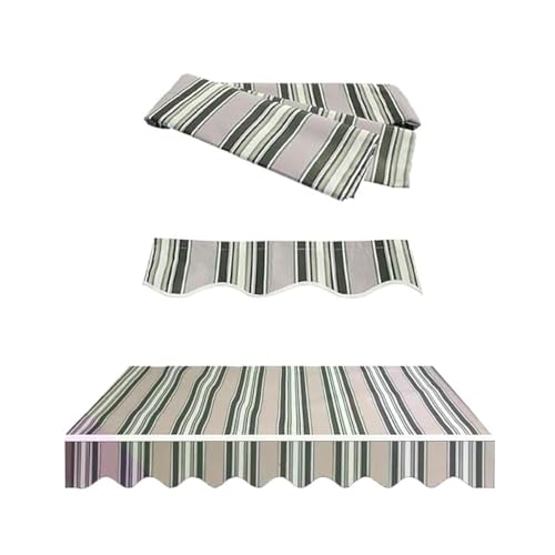 YCBTPS Toile D'auvent pour Auvent De Jardin Auvent pour Terrasse Store Banne, Banne Extérieur Tissu De Remplacement, Toile for Store Banne De Balcon...
