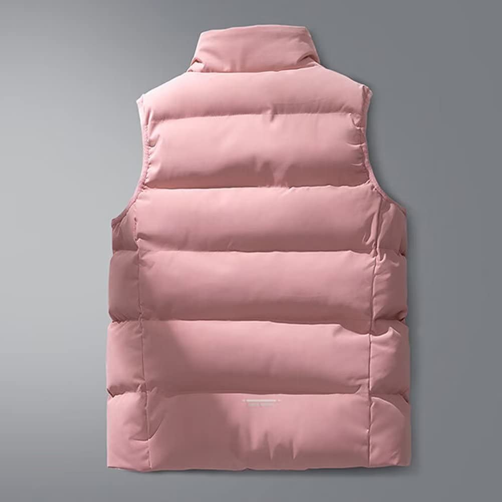 DongBao Chaleco de Plumas para Mujer Chaqueta Sin Mangas con Bolsillos para Viajes,Senderismo,Camping
