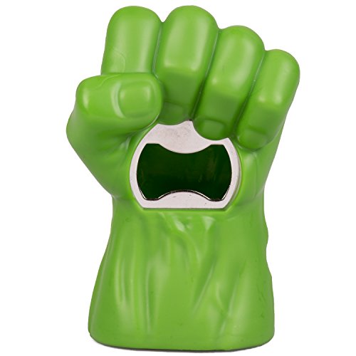 Marvel Avengers Hulk Fist Bottle Opener - Open Your Beverage Like A Super Hero - Great Bar Gift For Men, Dad, Father - 6 Inches #TOP1