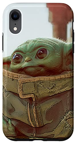 Coque iPhone XR Star Wars The Mandalorian Grogu en silicone de protection